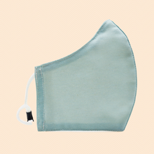 Load image into Gallery viewer, Light Blue Colour | Conical Protective Face Cover with a Pocket, Adjustable Ear Loops and Nose Wire