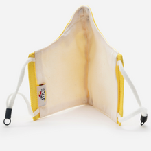 Load image into Gallery viewer, Yellow Colour | Conical Protective Face Cover with a Pocket, Adjustable Ear Loops and Nose Wire