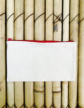 Load image into Gallery viewer, Blank Canvas Pouch with Zip Closure Set of 5: Colour-it-Yourself, Decoupage, Corporate Branding