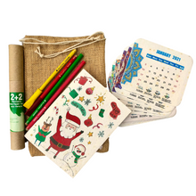 Load image into Gallery viewer, Christmas Combo: Diary + 2 Pens and Pencils+ 2022 Calendar
