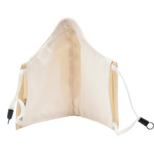Load image into Gallery viewer, Beige Colour | Conical Protective Face Cover with a Pocket, Adjustable Ear Loops and Nose Wire

