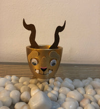 Load image into Gallery viewer, Beauty and The Beast Themed Planters | Hand Painted with Felt Work

