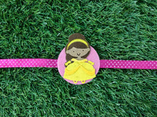 Load image into Gallery viewer, Princess in Yellow | Handmade Magnetic Felt Rakhi
