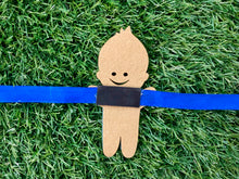 Load image into Gallery viewer, Boy in Blue | Handmade Magnetic Felt Rakhi
