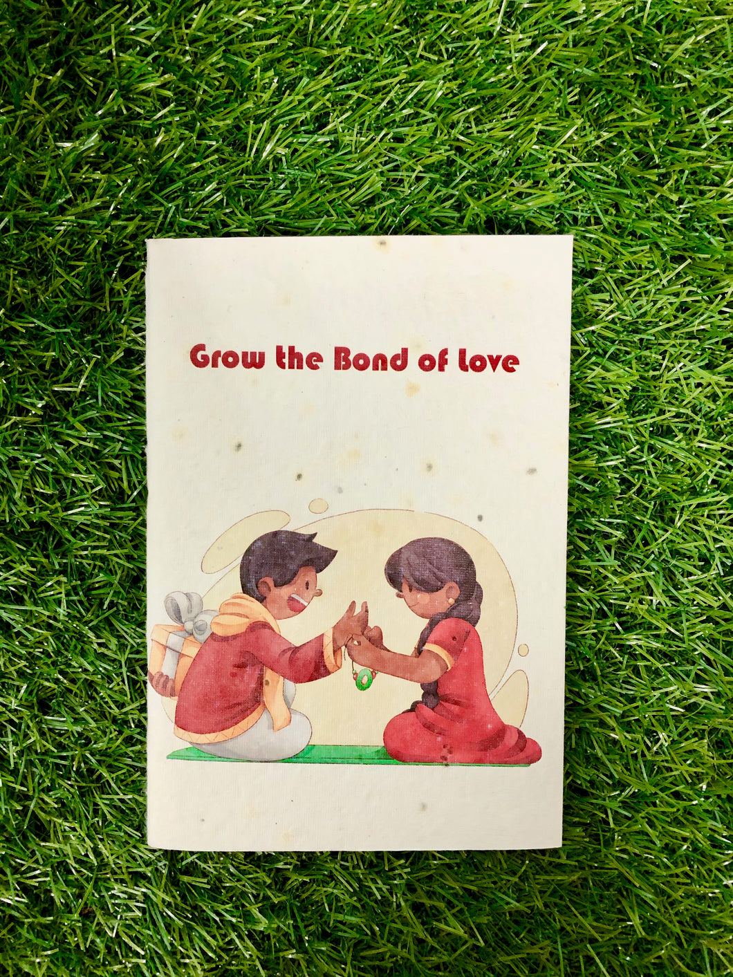 Rakhi Themed Plantable Seed Diary for Writing, Sketching, Drawing