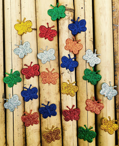 Glitter Foam Butterflies Pack of 50: For DIY Craft Projects and Decoration