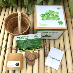 DIY Gardening Exotic Herbs Kits | Lemongrass + Italian Basil +Oregano + Thyme + Parsley