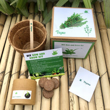 Load image into Gallery viewer, DIY Gardening Exotic Herbs Kits | Lemongrass + Italian Basil +Oregano + Thyme + Parsley
