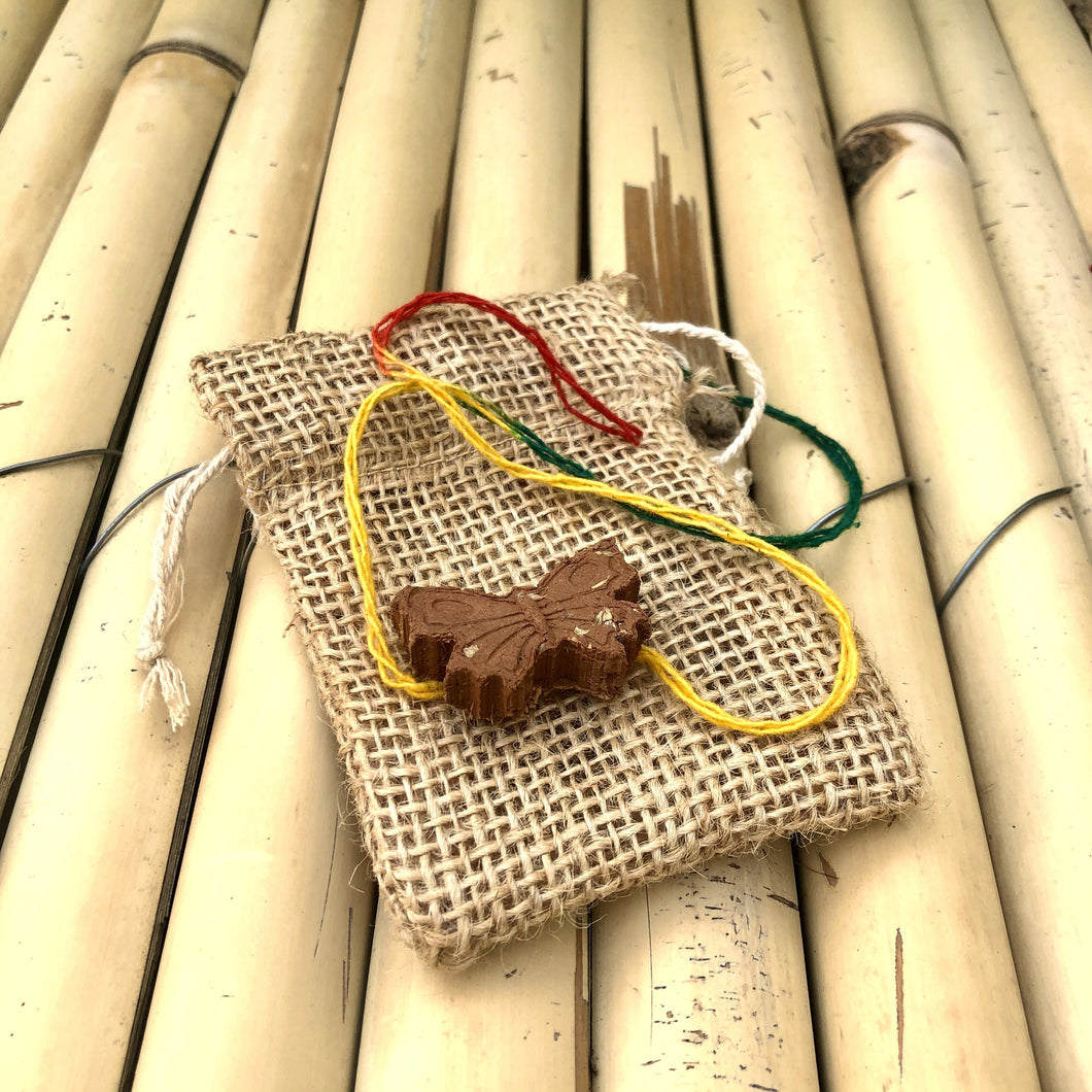 Butterfly: Clay Rakhi with Seeds