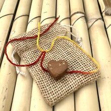 Load image into Gallery viewer, Heart : Clay Rakhi with Seeds
