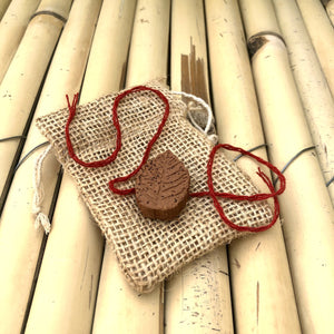 Leaf: Clay Rakhi with Seeds