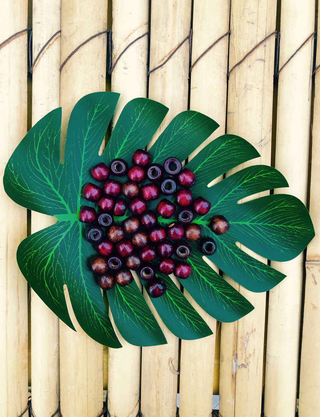 Wooden Beads Brown: Pack of 50