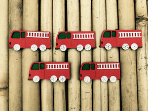 Felt Vehicles Many Styles | Set of 5 | DIY Crafting, Gift Packing and Decoration