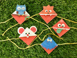 Owl on a Branch :Kids 3-in-1 Bookmark Plantable Rakhi