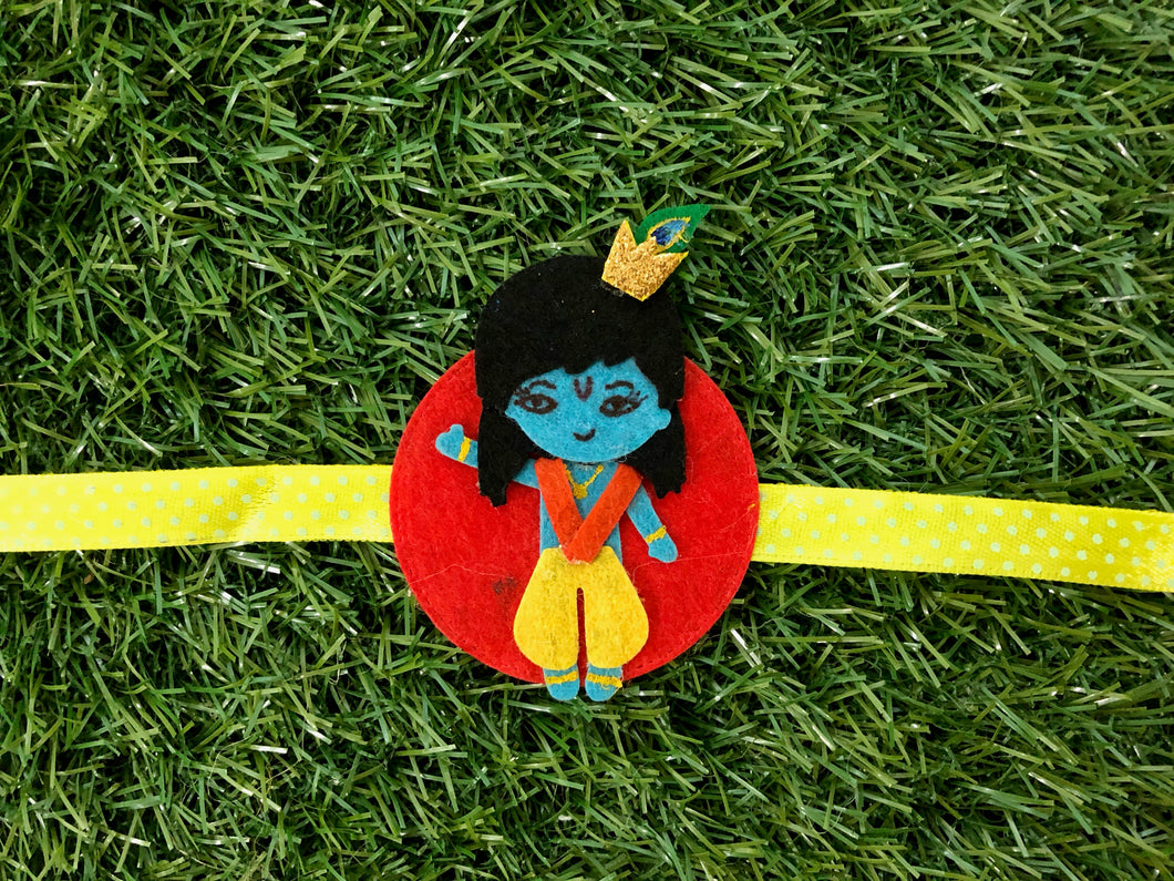 Little Kanha Krishanji | Handmade Magnetic Felt Rakhi