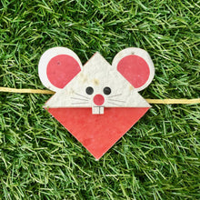 Load image into Gallery viewer, Mouse :Kids 3-in-1 Bookmark Plantable Rakhi
