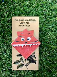 Tiger :Kids 3-in-1 Bookmark Plantable Rakhi