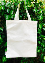 Load image into Gallery viewer, Blank Canvas Tote Bag: Colour-it-Yourself, Decoupage, Corporate Branding, DIY Birthday Activity
